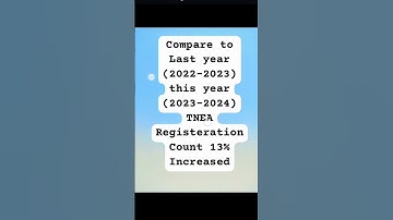 ENGINEERING COUNSELLING TNEA 2023 REGISTRATION 📈👈Comparison Chart #tnea2023 #trending #hsc #tnea