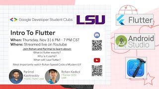 DSC@LSU Intro To Flutter Workshop