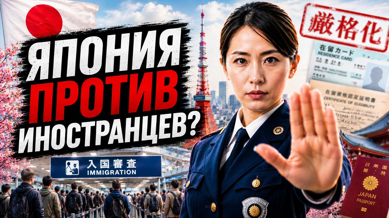 В Японии УЖЕСТОЧАТ контроль над иностранцами. Что изменится?