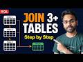 SQL JOIN Multiple Tables | Join 3+ Tables Step by Step (With Examples)