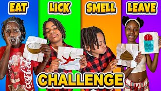 Vlogmas Day 16: Eat Lick Smell Leave Challenge: