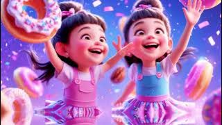 Munni’s Dancing Donut Parade 🍩 | Fun Sweet Music & Dance Song for Kids | Nursery Rhyme