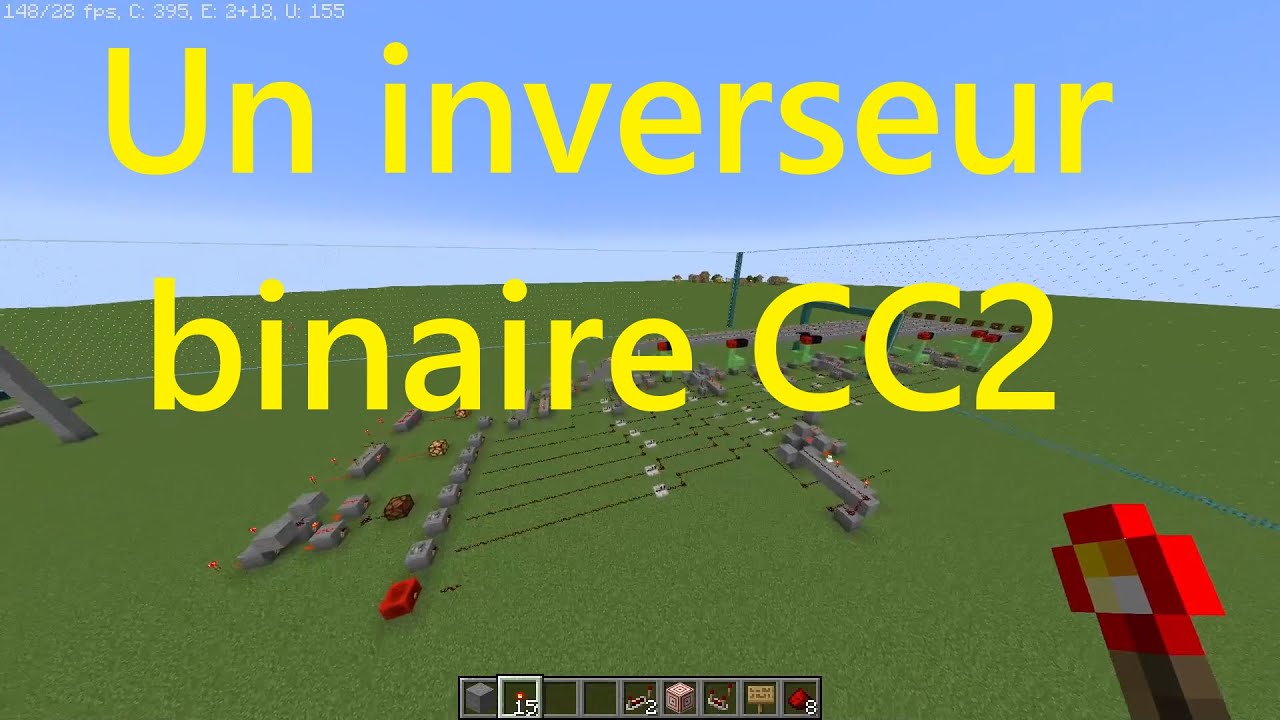 J'ai construit un inverseur binaire dans Minecraft !! - YouTube
