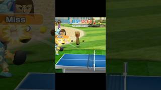 POOFESURE WINS WITH A HEADSHOT! - Wii Sports Resort Table Tennis