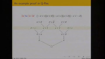 Short Proofs in QBF expansion by Meena Mahajan
