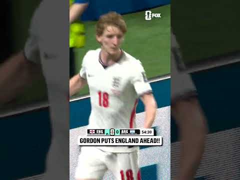 GOOOOAAL! ANTHONY GORDON GIVES ENGLAND THE LEAD OVER ARGENTINA IN THE SEMIFINALS 🏴󠁧󠁢󠁥󠁮󠁧󠁿