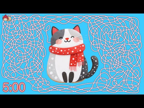 5 Minute Timer Bomb WINTER CAT COOKIE