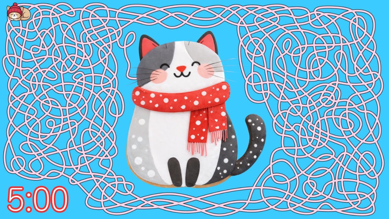 ❄️🐱 5 Minute Timer Bomb – WINTER CAT COOKIE COUNTDOWN SURPRISE⏳✨