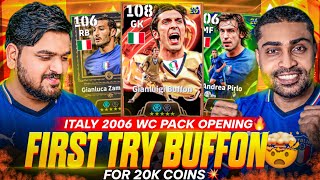 OMG😱 1st Try Buffon |2006 Italy Epic Boxdraw EFootball 26|108 Big Time Buffon Pack Opening|20K Coins