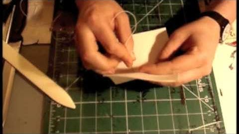 Bookbinding without the glue part 1