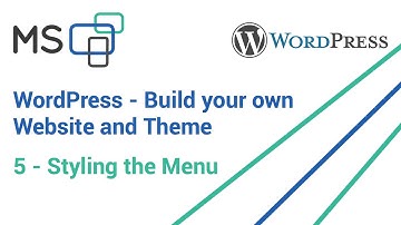 Wordpress Custom Theme and Website - #5 - Styling the Menu