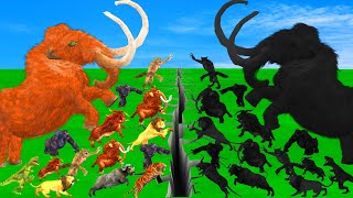 Prehistoric Mammals Stampede Animal Epic Battle Mammals vs Shadow Itself Size Animal Revolt Battle screenshot 4