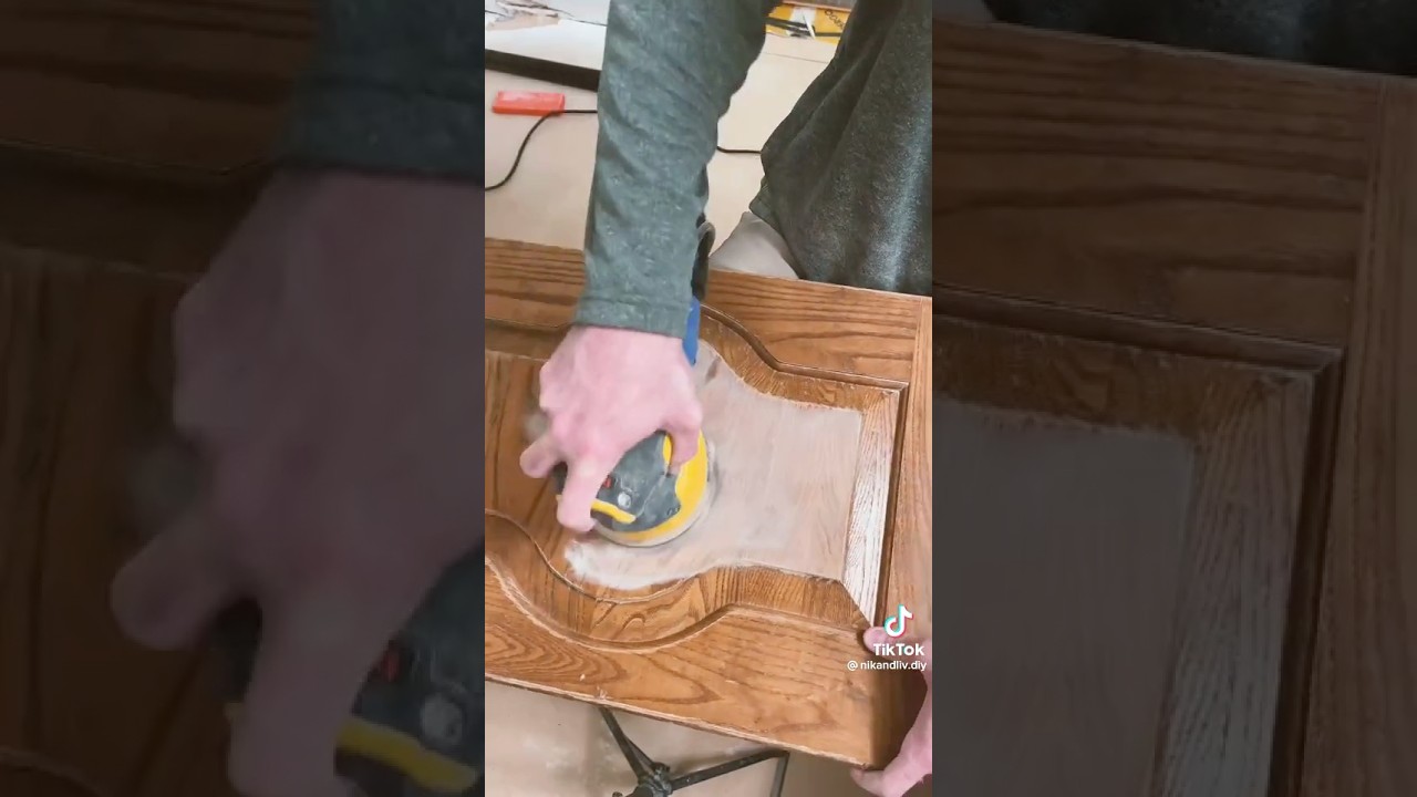 Часть 1 — как обновить старую тумбу под раковину в ванной 