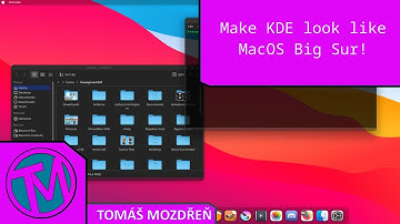 Make KDE look like MacOS Big Sur!