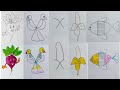 Simple easy drawing step by step  creative drawing