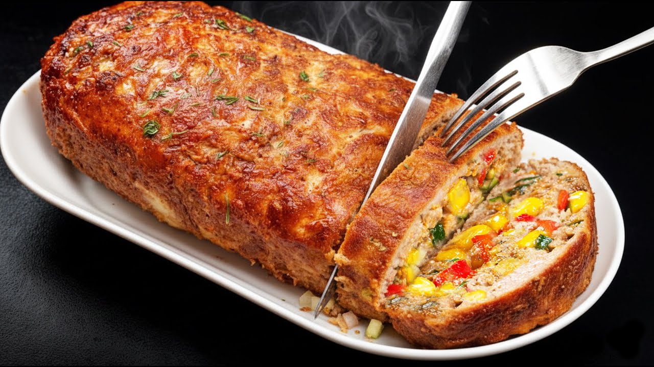 Самый вкусный мясной хлеб! Я готовлю это каждый год на праздники!