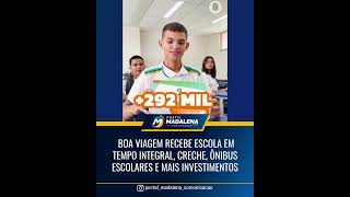 📚✨ Boa Viagem recebe escola em tempo integral, creche, ônibus escolares e mais investimentos