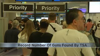 Record number of guns confiscated by TSA in 2022