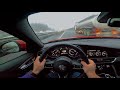 2021 Alfa Romeo Giulia Quadrifoglio POV Test Drive custom exhaust sound powerslide and acceleraction