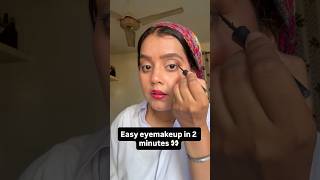 Easy eyemakeup for beginners 👀✅ ||#shorts #youtube #youtubeshorts #makeup #makeuptutorial