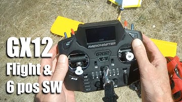 Radiomaster GX12 Flight and 6 pos switch setup