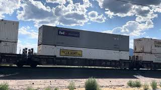 BNSF #8256 Lead’s The Q-DENLAC Through Crews, CO 7/27/2025.