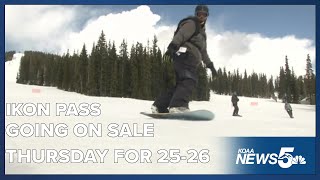 Detalles Ikon Pass goes on sale Thursday Actualización