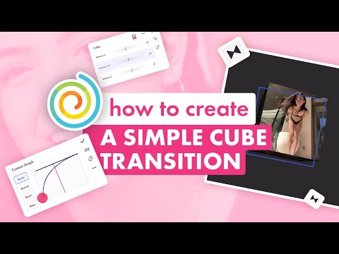 How to Create a Simple 3D Cube transition on Funimate