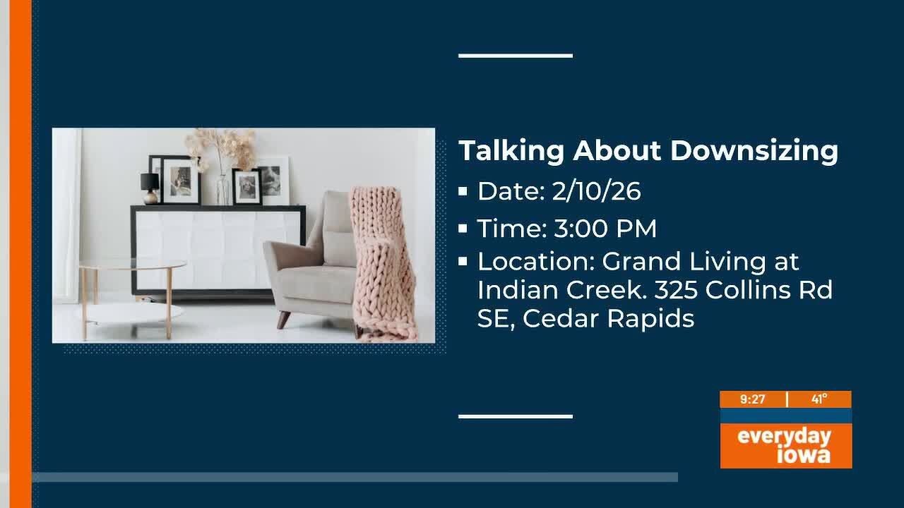 Everyday Iowa - Five Seasons Organizing helping people downsize