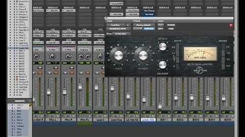 Pro Tools LE 8 Compressing Vocals with BF76 samplekings.com