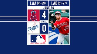 Angels Shut Out the Dodgers - HIGHLIGHTS: Yunel Escobar drives in two runs and Mart