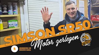 Simson SR50 Ölleckage: Motor zerlegen und reparieren - Teil 2 von 3 Motor Fehlersuche !