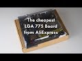 Gaming on AliExpress cheapest LGA 775 Board