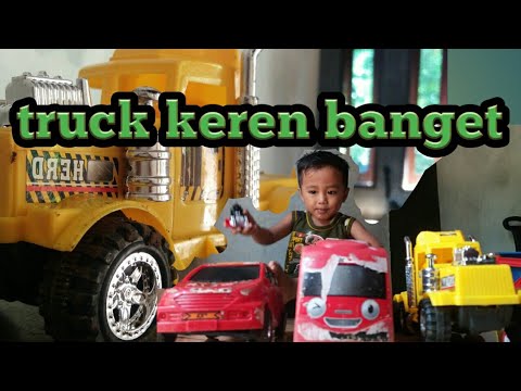 Bermain mobil truck keren mainan YouTube