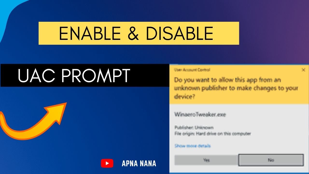 How to Enable or Disable Dimmed Secure Desktop for UAC Prompt on