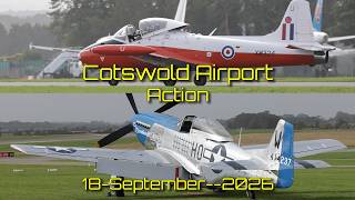 Cotswold Airport 18 Sep 26 | Spitfire T.Mk9 + P-51D Mustangs • Jet Provost • R44s • Citations & More
