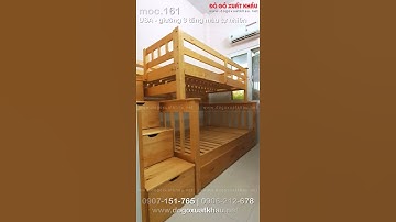 Giường tầng cao cấp đẹp ở phường 5 TX. Gò Công tỉnh Tiền Giang