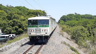 185系 B6編成 臨時特急あしかが大藤まつり号 あしかがフラワーパーク駅入線