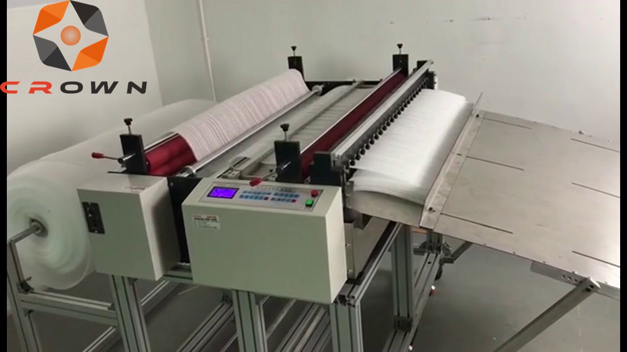 Polyethylene Foam Roll Cutting Machine WL1200S EPE Foam Roll Cutting