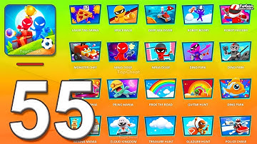 Stickman Party - Gameplay Walkthrough Part 55 - Tournament Mode 1 2 3 4 Players Random Mini Games