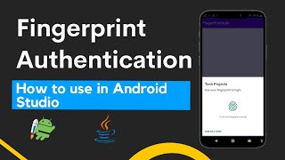 Biometric Fingerprint Authentication in android studio | How to add fingerprint in android studio screenshot 3