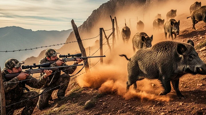 Texas Farmer vs 50 Giant Wild Boars — Extreme Wild Boar Hunting Explained