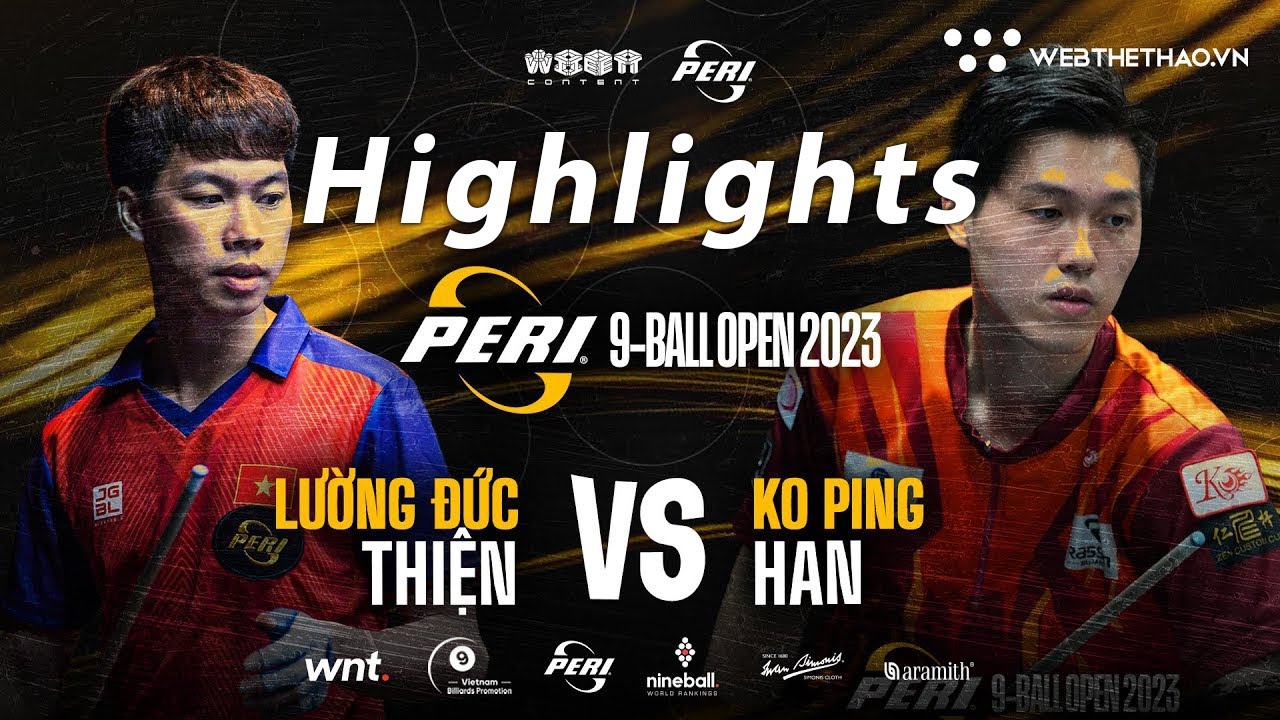 Highlights | Lường Đức Thiện vs Ko Ping Han | Giải Peri 9-Ball Open ...