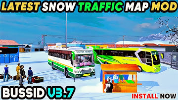 Mod Bussid 3.7.1 - SNOW TRAFFIC MOD For Bus Simulator Indonesia || Ets2 Map Mod || Offroad Gamers ||