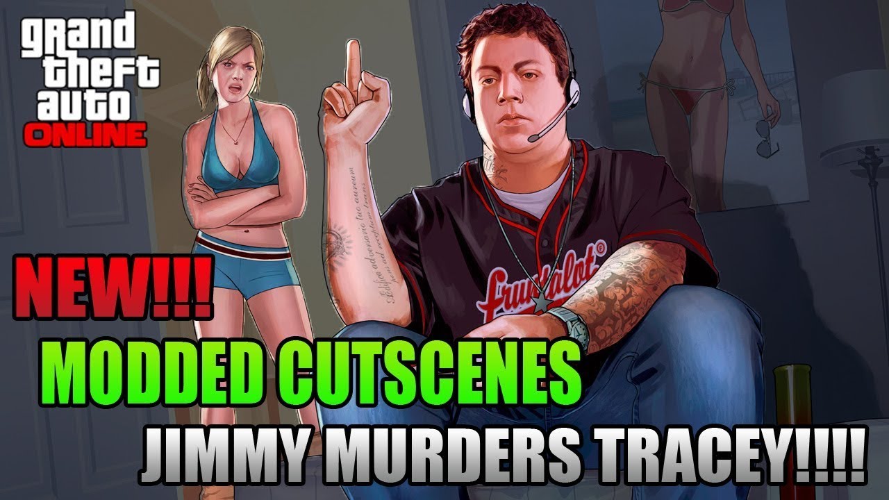 GTA V - Jimmy Kills Tracey & His Mom (Amanda) (GTA V MOD GAMEPLAY)