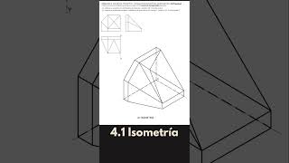 PAU 2025 Debuxo Técnico Galicia | Exercicios Sistema axonométrico resoltos