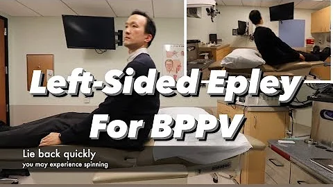 Left-sided Epley Maneuver for BPPV - how to by Dr Ted Cho Dizziness and Balance Disorders expert