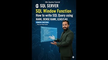 SQL Window Function | How to write SQL Query using RANK, DENSE RANK, LEAD/LAG | SQL Queries Tutorial