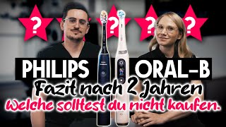 2 Jahre benutzt! Premiumzahnbürsten Philips Sonicare Prestige 9900 & OralB iO Series 9. Das Fazit.