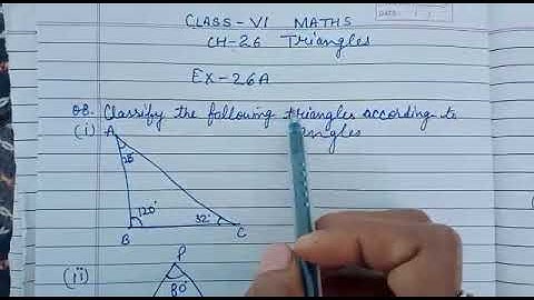 Q8,9 of Ex-26 A ch-Triangles Class VI ICSE BOARD maths by love with mathematics